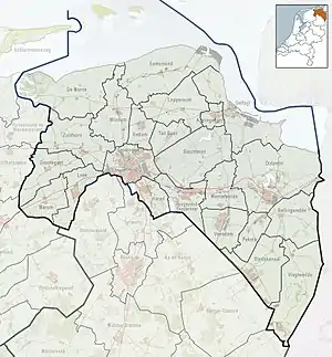 Uithuizermeeden is located in Groningen (province)