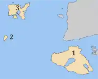 Municipalities of Lemnos and Lesbos