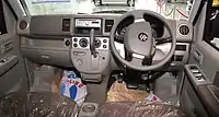 2010 Suzuki Every Wagon JP Turbo interior with automatic transmission