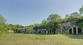 A view in the courtyard of Fort du Bois d'Oye