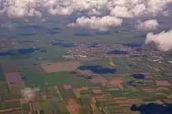 Aerial view on Krnješevci