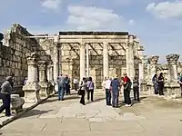 4th century synagogue in Capernaum, Israel