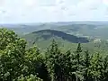 The Ebersberg (Wasgau Felsenland): view from the Rehberg