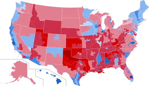 Results by congressional district.