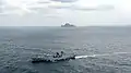 ROKS Gwanggaeto the Great maneuvering while on patrol on 25 October 2013.