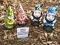 Camouflaged Gnomes painted by children of the Preschool at the Royal Military College, Duntroon, 2013