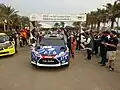 Alaa Rasheed & his Co-Driver in Kuwait International Rally 2013