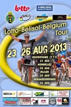 Poster of the event featuring Ellen van Dijk