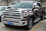 Toyota Tundra CrewMax in Zhongshan, Guangdong province, China