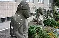 Cuman stone statues in Donetsk damaged in fighting (22 September 2014)