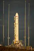Antares 120 on pad (CRS Orb-1), 2014