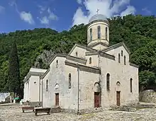 Church of St. Simon the Canaanite constructed between 9-10th century in New Athos