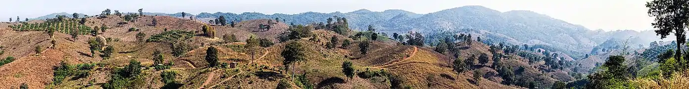 Eastern flank of the Phi Pan Nam Range