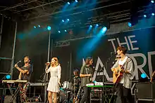 The Majority Says performing at Kosmonaut Festival, June 2015.