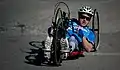 Tricycle handcycle intended for racing