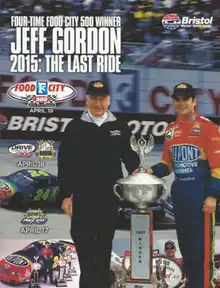 2015 Food City 500 program cover