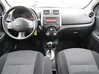 2015 Nissan Micra SV interior (Canada)