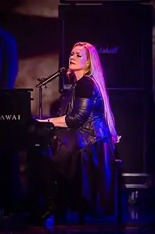 Somerville performing with Avantasia in 2016