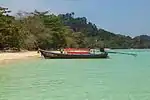 Long-tail boat at Ko Ngai
