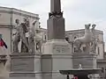 Castor & Pollux with their horses in Piazza del Quirinale