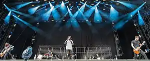 Bring Me the Horizon performing at Rock im Park in 2016
