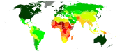 Image 1United Nations Human Development Index map by country (2016)