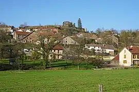 A general view of Granges-le-Bourg