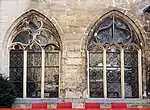 Gothic windows south wing