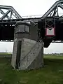 Old canal lock - Control room in bridge