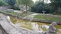 Water treading facility with natural flowing water.