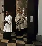 The patriarchal cross at the entry procession