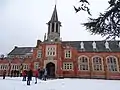 Retford King Edward VI School under redevelopment in 2018.  Photograph by Philip Snowden.