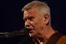 Reichel performing in 2019