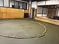 Training dohyō at Dewanoumi stable, note how it is not on a raised platform