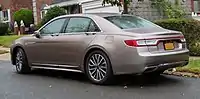 2019 Lincoln Continental, rear view