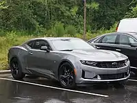 The revised front fascia for the Camaro RS