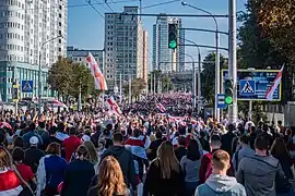 "March of justice". Minsk, 20 September