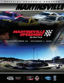 2020 Xfinity 500 program cover