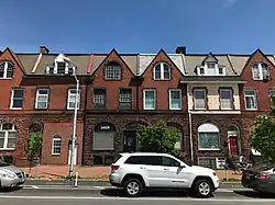 Rowhouses on the 2000 block of Maryland Avenue in Charles North, Baltimore