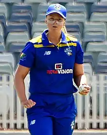 Porter playing for the ACT in September 2022