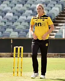 Wyllie playing for WA in September 2022