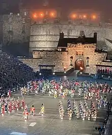 The 2022 Edinburgh Military Tattoo pipes and drums