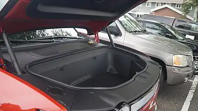 The "frunk" (front trunk)