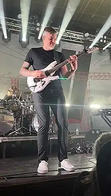 Waggoner performing with Between the Buried and Me in 2023 in Barcelona, Spain