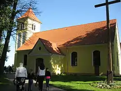 Holy Trinity church in Budry