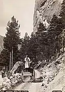 Traveling in Bykle - c. 1885