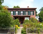 219 Elm Street, Northampton, MA.  By local architect Wm Fenno Pratt.  Built 1861.  Italianate style.