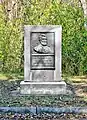 Bronze relief portrait of Col. George W. Neely at Vicksburg National Military Park