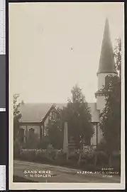 View of the church from circa 1920