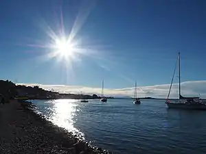 A sunny afternoon in Moncks Bay